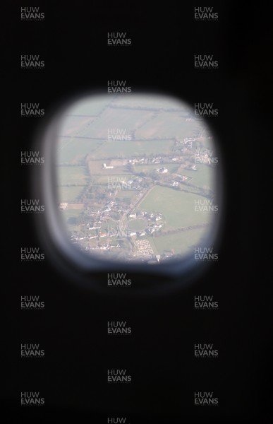 040326 - Picture shows the Wales Rugby Team travelling to Dublin, Ireland for their Six Nations game against Ireland on Friday - 