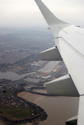 060325 - Picture shows the Wales Rugby team traveling to Edinburgh for their 6 Nations game on Saturday - 