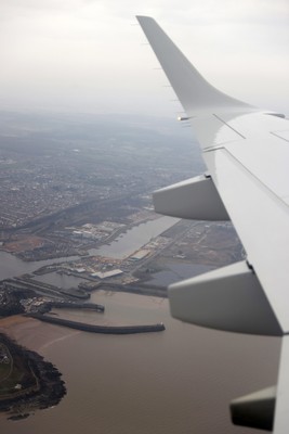 060325 - Picture shows the Wales Rugby team traveling to Edinburgh for their 6 Nations game on Saturday - 