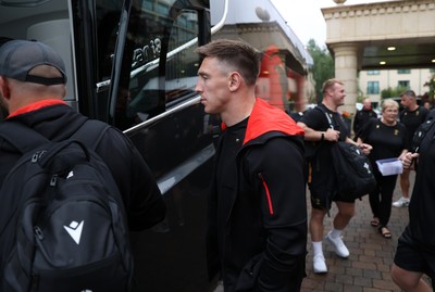 240625 - Wales Rugby Travel from Heathrow on route to Japan - Josh Adams