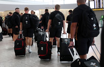 250625 - Wales Rugby Travel from Heathrow on route to Japan - Aaron Wainwright