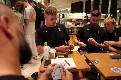 260625 - Wales Rugby Travel from Heathrow on route to Japan - Taine Plumtree