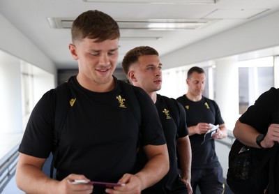 260625 - Wales Rugby Travel from Heathrow on route to Japan - Cameron Winnett