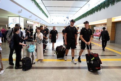 260625 - Wales Rugby Travel from Tokyo to Kitakyushu - Freddie Thomas and Tom Rogers