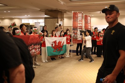 260625 - Wales Rugby is welcomed in Kitakyushu for their Summer tour of Japan - 