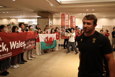 260625 - Wales Rugby is welcomed in Kitakyushu for their Summer tour of Japan - 