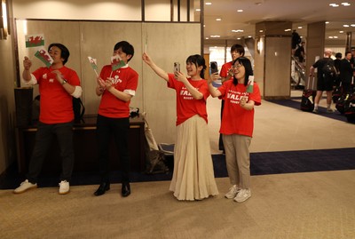 260625 - Wales Rugby is welcomed in Kitakyushu for their Summer tour of Japan - 