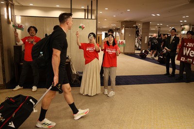 260625 - Wales Rugby is welcomed in Kitakyushu for their Summer tour of Japan - 