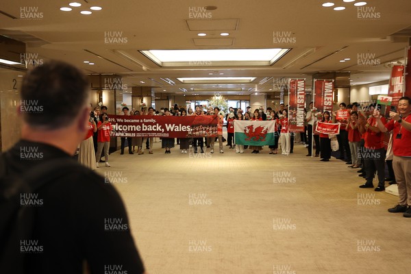 260625 - Wales Rugby is welcomed in Kitakyushu for their Summer tour of Japan - 