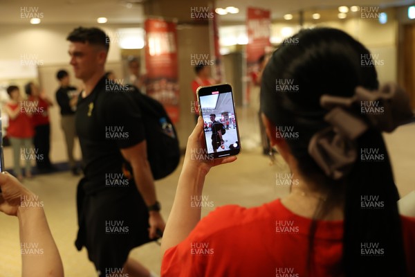 260625 - Wales Rugby is welcomed in Kitakyushu for their Summer tour of Japan - 