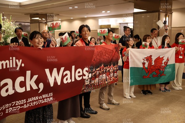 260625 - Wales Rugby is welcomed in Kitakyushu for their Summer tour of Japan - 