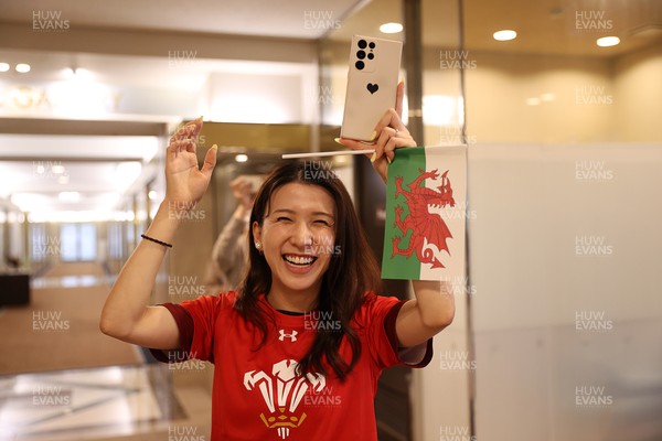 260625 - Wales Rugby is welcomed in Kitakyushu for their Summer tour of Japan - 