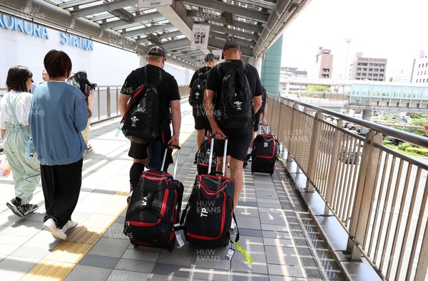 060725 - Wales Rugby travel to Kobe, Japan for their second test of the tour - Keiron Assiratti and Taine Plumtree
