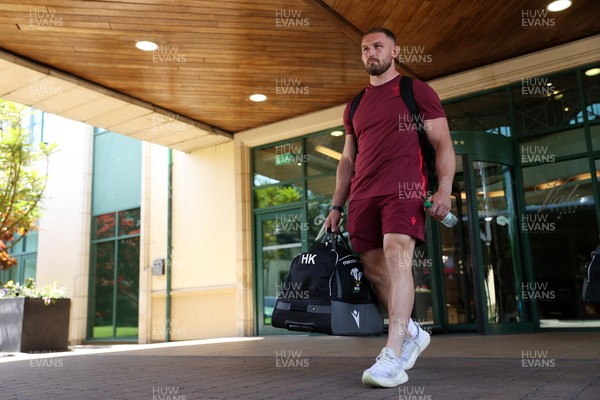250626 - The Welsh Rugby team travel to London ahead of their game against the Barbarians at Twickenham on Saturday - Harrison Keddie