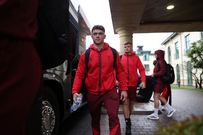 050226 - Wales Rugby Travel to Twickenham for their first Six Nations game against England - Reuben Morgan-Williams
