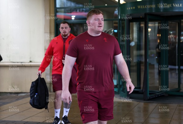 050226 - Wales Rugby Travel to Twickenham for their first Six Nations game against England - Rhys Carre