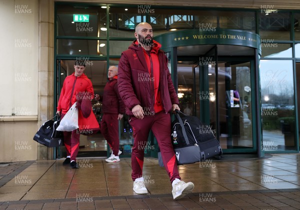 050226 - Wales Rugby Travel to Twickenham for their first Six Nations game against England - Josh Macleod