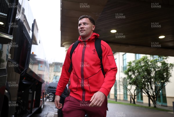 050226 - Wales Rugby Travel to Twickenham for their first Six Nations game against England - Mason Grady