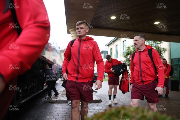 050226 - Wales Rugby Travel to Twickenham for their first Six Nations game against England - Taine Plumtree