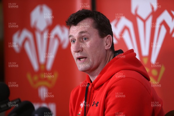 100316 - Wales u18 and u20 Media Interviews - Wales u18 Coach Geraint Lewis talks to the media