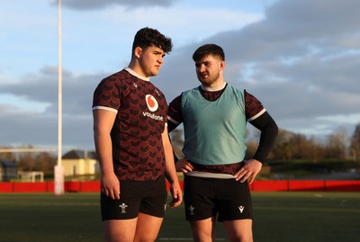 110325 - Wales U20s Training - Sam Scott and Harry Thomas