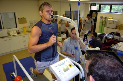 Wales Rugby VO2 Testing 270607