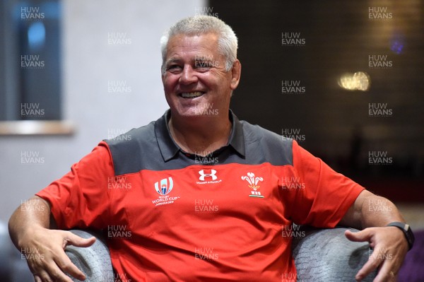 010919 - Wales Rugby World Cup Squad Announcement - Warren Gatland talks to media