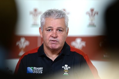 310815 - Wales Rugby World Cup Squad Announcement -Wales head coach Warren Gatland during the naming of the Wales Rugby World Cup Squad