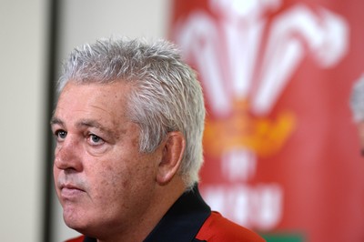 310815 - Wales Rugby World Cup Squad Announcement -Wales had coach Warren Gatland during the naming of the Wales Rugby World Cup Squad