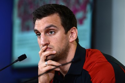 310815 - Wales Rugby World Cup Squad Announcement -Wales captain Sam Warburton during the naming of the Wales Rugby World Cup Squad