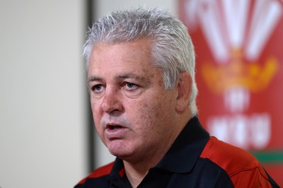 310815 - Wales Rugby World Cup Squad Announcement -Wales had coach Warren Gatland during the naming of the Wales Rugby World Cup Squad