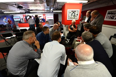 310815 - Wales Rugby World Cup Squad Announcement -Wales head coach Warren Gatland during the naming of the Wales Rugby World Cup Squad