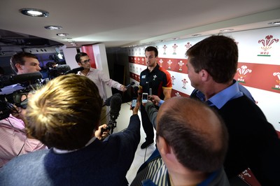 310815 - Wales Rugby World Cup Squad Announcement -Wales captain Sam Warburton during the naming of the Wales Rugby World Cup Squad