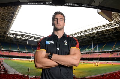 310815 - Wales Rugby World Cup Squad Announcement -Wales captain Sam Warburton during the naming of the Wales Rugby World Cup Squad