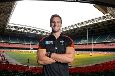 310815 - Wales Rugby World Cup Squad Announcement -Wales captain Sam Warburton during the naming of the Wales Rugby World Cup Squad