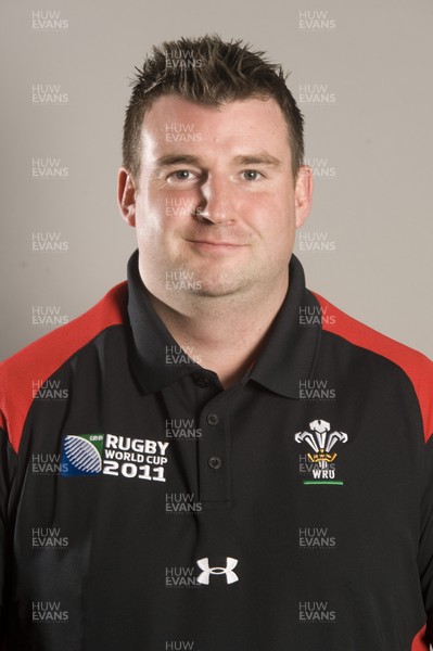 01.08.11 - Wales Rugby World Cup Squad 2011 - Rhys Long (Head of Performance Analysis). 