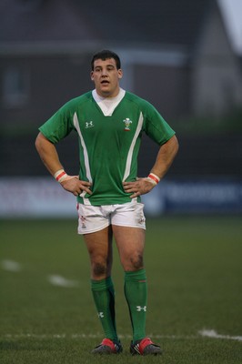 01.04.09 Wales U20 Select v Japan U20... Wales' Owen Evans. 