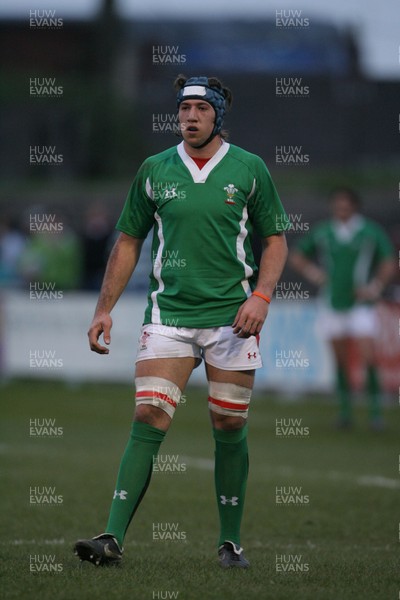 01.04.09 Wales U20 Select v Japan U20... Wales' Justin Tipuric. 