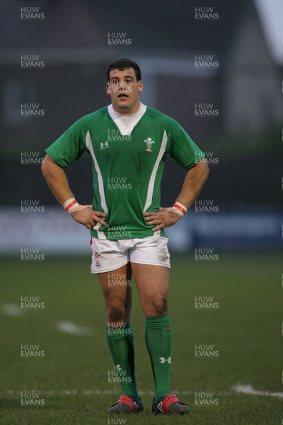 01.04.09 Wales U20 Select v Japan U20... Wales' Owen Evans. 