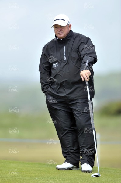 150613 - Speedy Services - Wales Senior Open - Royal Porthcawl Golf Club -    Ian Woosnam waits to take his shot  