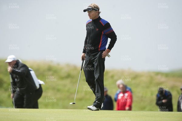 160613 - Speedy Serivces - Wales senior Open - Royal Porthcawl Golf Club -   Philip Golding in action  