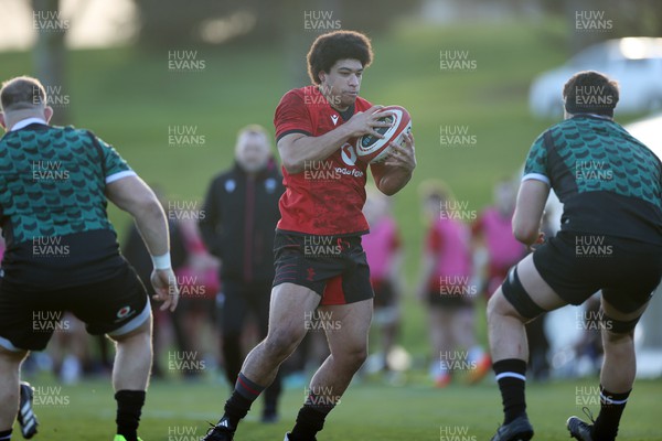 260124 - Wales Rugby Training against the U20s team - Jordan Morris