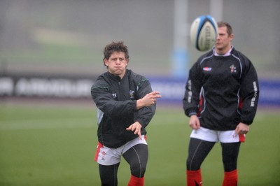 24.11.09 - Wales Sevens Rugby Training - Lloyd Williams in action during training. 