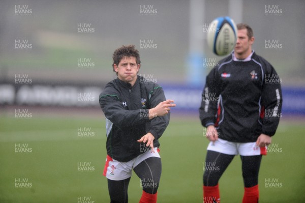 24.11.09 - Wales Sevens Rugby Training - Lloyd Williams in action during training. 