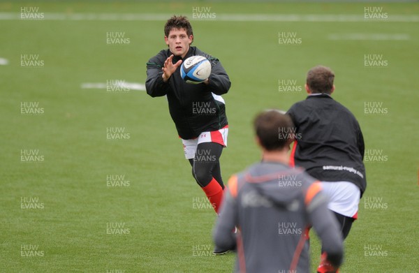 24.11.09 - Wales Sevens Rugby Training - Lloyd Williams in action during training. 