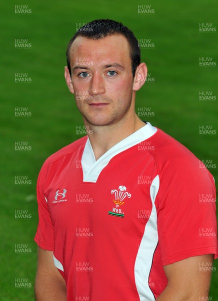 15.09.10-Wales Sevens Squad and Management. Gareth Davies. 