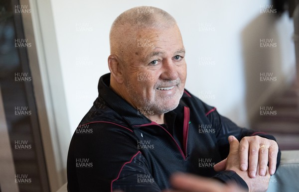 160124 - Wales Six Nations Squad Announcement - Wales head coach Warren Gatland speaks to the media after he announced his squad for the 2024 Six Nations