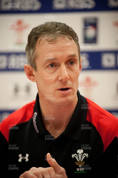 150113 - Wales Squad Announcement - Interim Wales head coach Rob Howley announces the Wales squad for the 2013 RBS 6 Nations Tournament