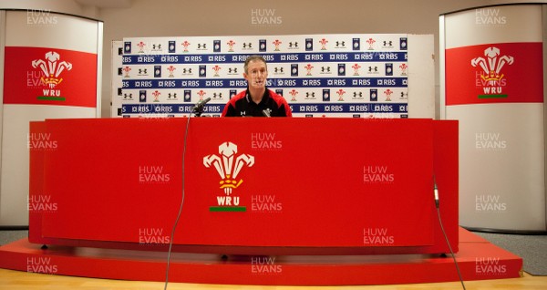 150113 - Wales Squad Announcement - Interim Wales head coach Rob Howley announces the Wales squad for the 2013 RBS 6 Nations Tournament