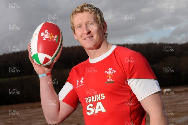 19.01.09 - Wales Six Nations Squad Announcement - Cardiff Blues second row, Bradley Davies who has been announced as the only uncapped player in Wales Six Nations squad. 